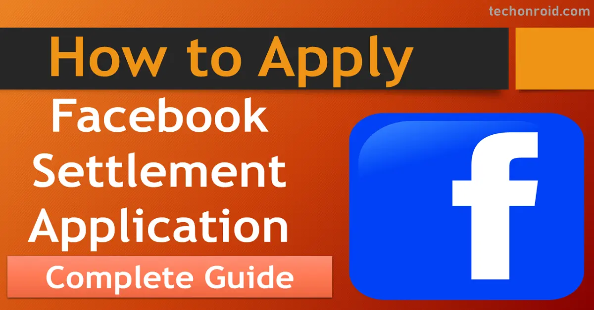 facebook settlement,application